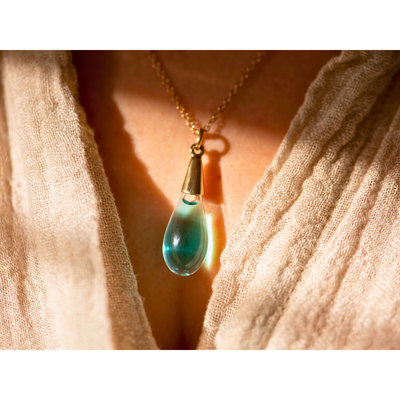 Blue Pearl Current Pendant